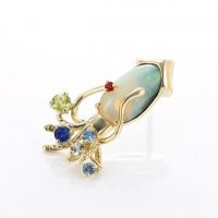 オパールのlapel pin 02