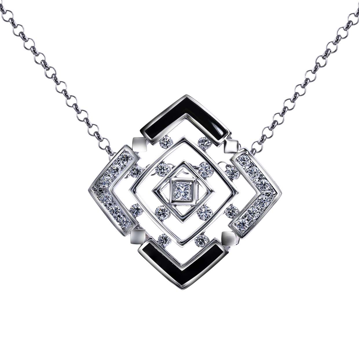 ダイヤモンドのネックレス 01