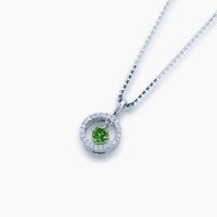 グリーンガーネットのネックレス 04