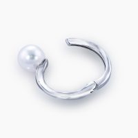 9.8㎜のアコヤパール(真珠)とダイヤモンドのサイズ調整ができるリング 02
