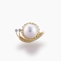 「太陽の光」と称されるマベパール(真珠)のタックピン 04