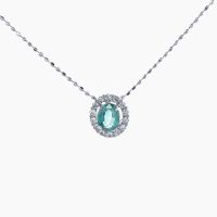 0.41カラットの上質なアレキサンドライトをセッティングしたダイヤモンドペンダントネックレス　02