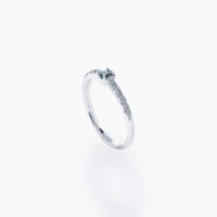 太陽光の下ではブルーグリーンに、白熱電灯の下では赤紫色に変化する神秘的な宝石で、かつ良質なアレキサンドライトのリング 02