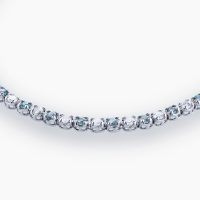 合計2ct超えのアレキサンドライトを贅沢に60ピ-ス使用したプラチナダイヤモンドブレスレット 02